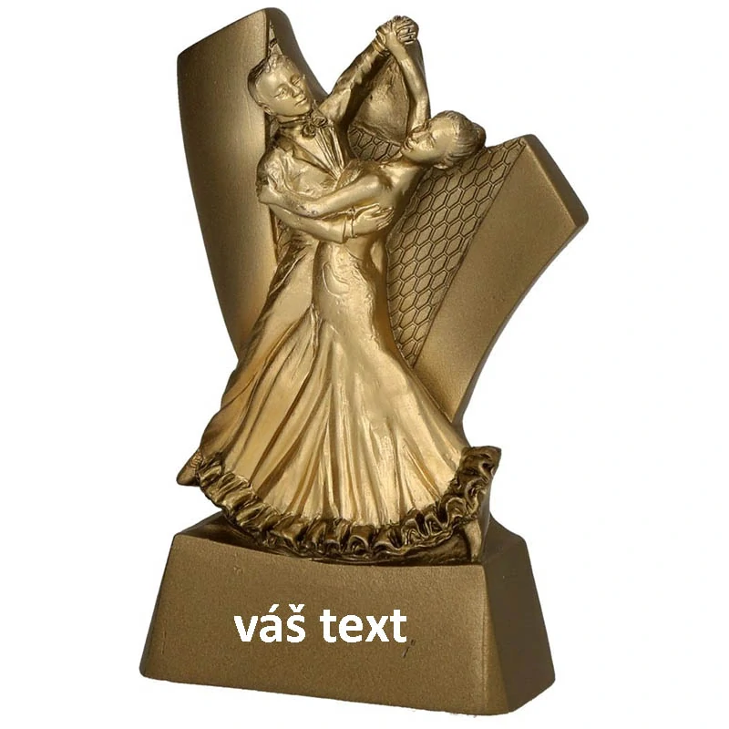 Trofej Tanec - Odlievaná soška: 10 cm