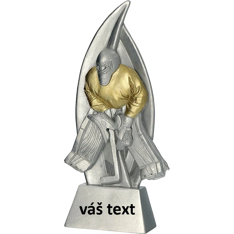 Trofej hokejový brankár 18 cm