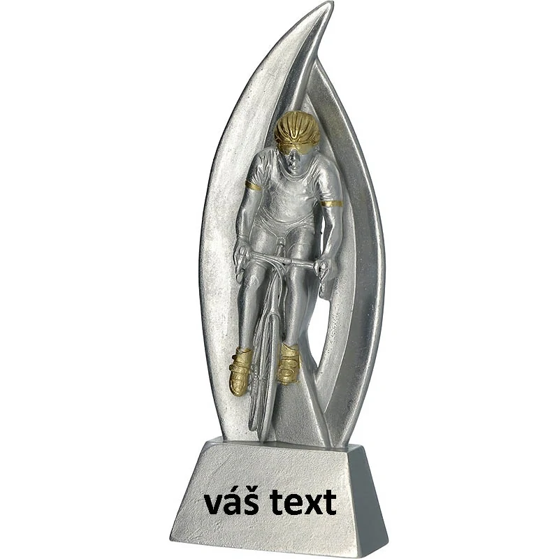 Trofej Cyklistika: Odlievaná soška 18cm