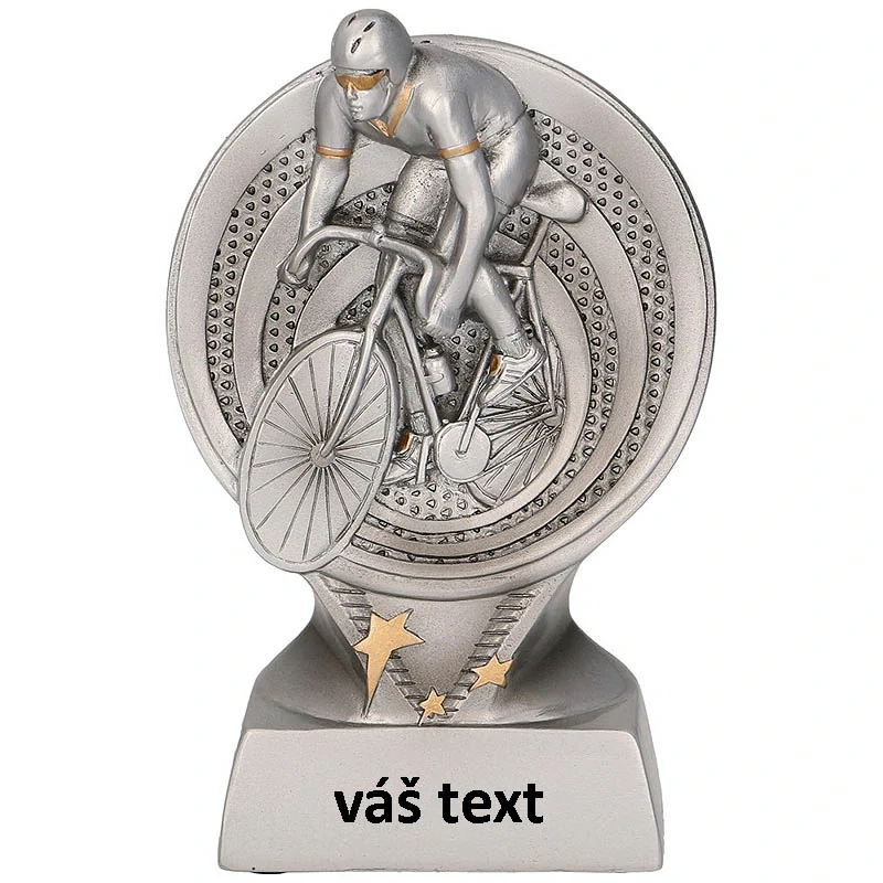 Trofej Cyklistika: Odlievaná soška - 13cm