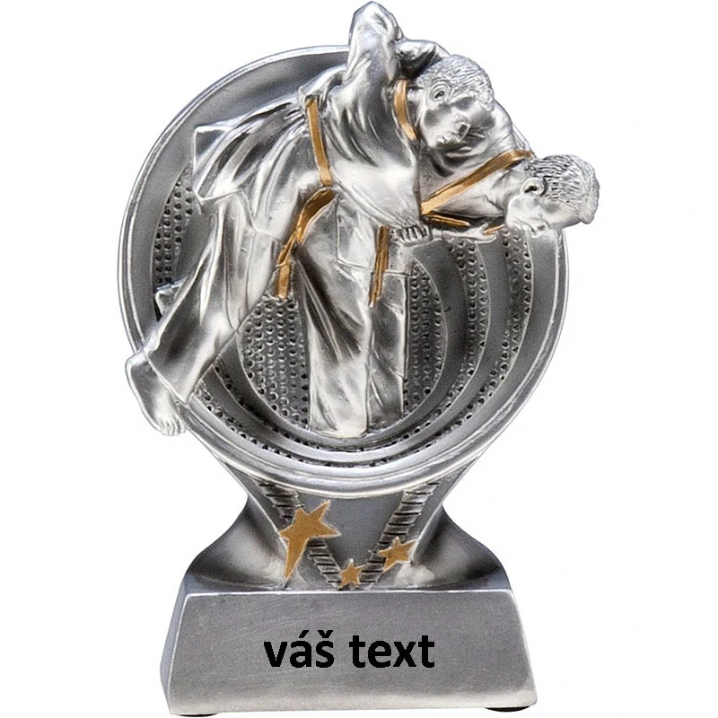 Trofej Judo: Odlievaná soška - 15,5cm