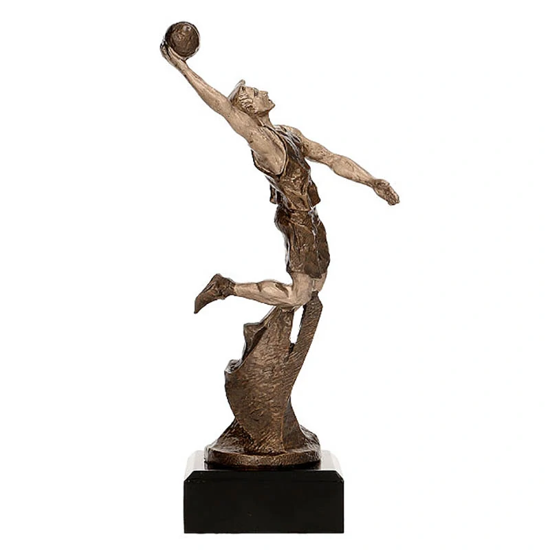 Basketbal - Víťazná trofej na mramorovom podstavci s vlastným textom: 24,5 cm
