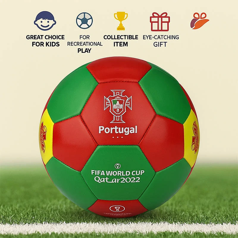Futbalová lopta Portugal: veľkosť 2