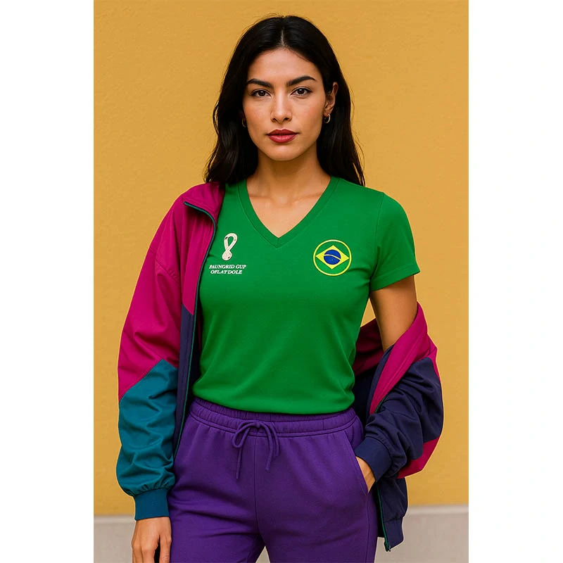 Dámske tričko BRAZIL CORE – oficiálny dizajn FIFA World Cup™: veľkosť "XL"