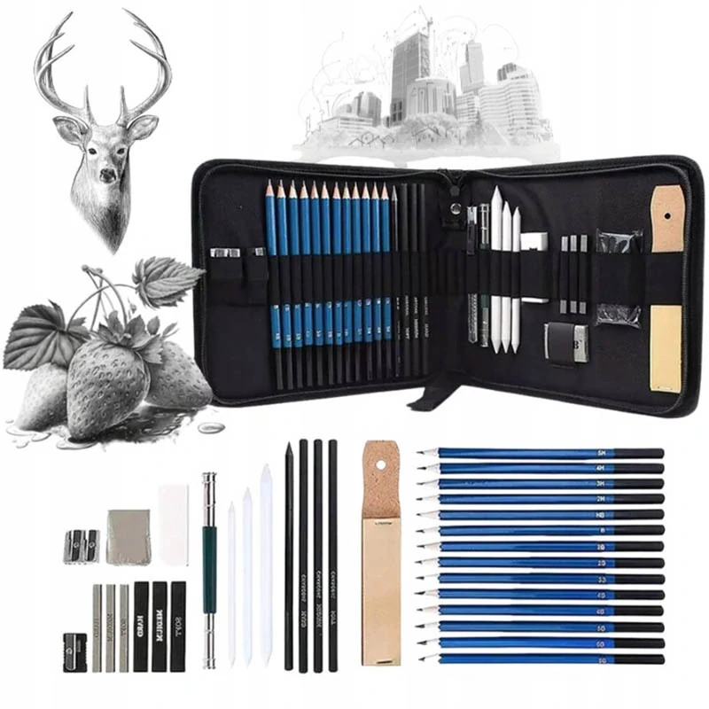 Sada na kreslenie a skicovanie 32 dielna