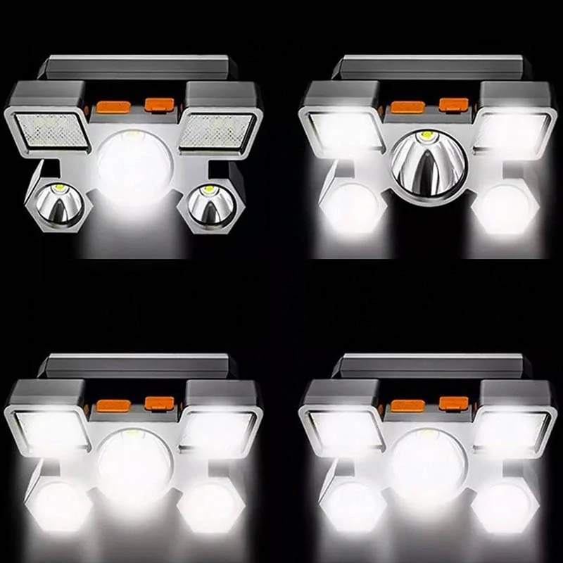 Čelová baterka 5 LED