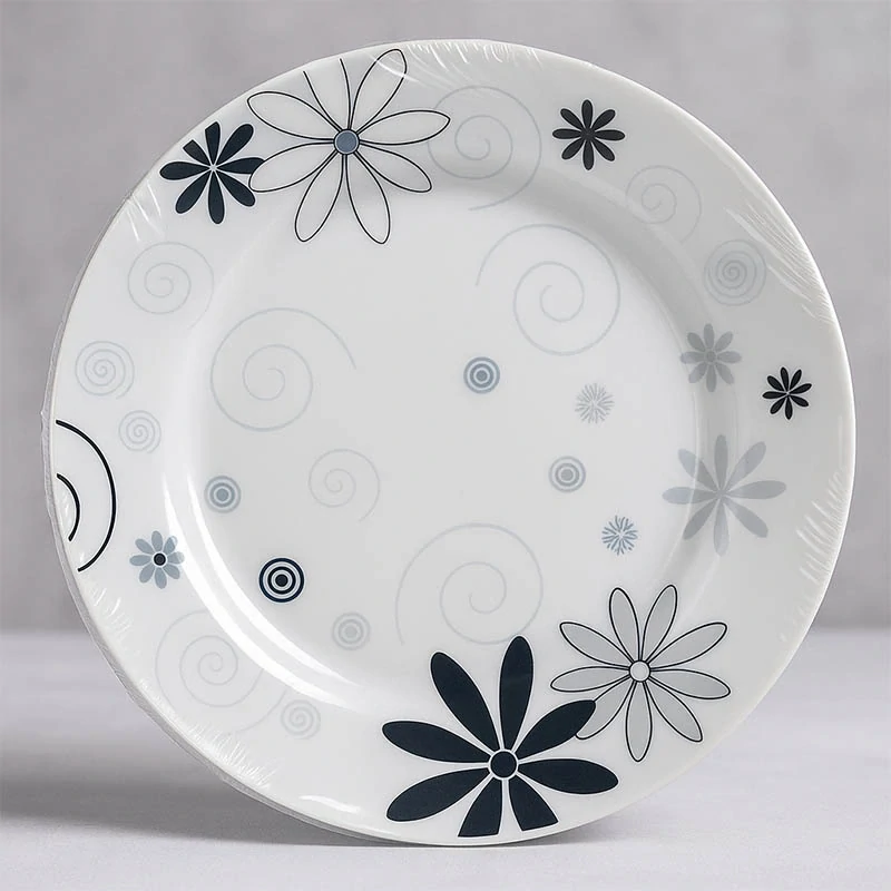 Perla Festa - Taniere párty s kvetinovým vzorom ø 22cm - 8ks