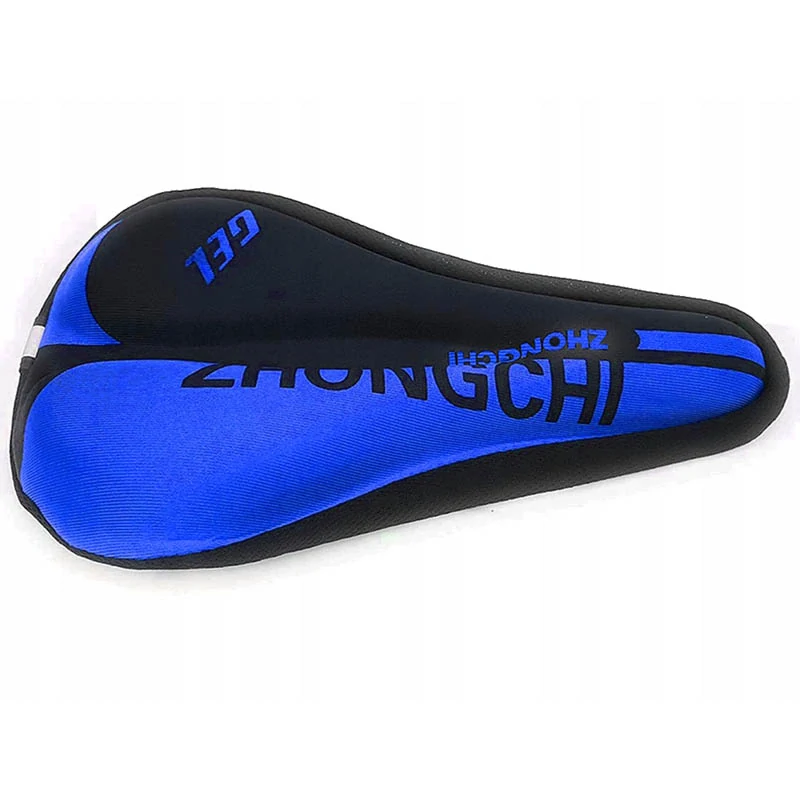 Gélový poťah na sedadlo bicykla modrý
