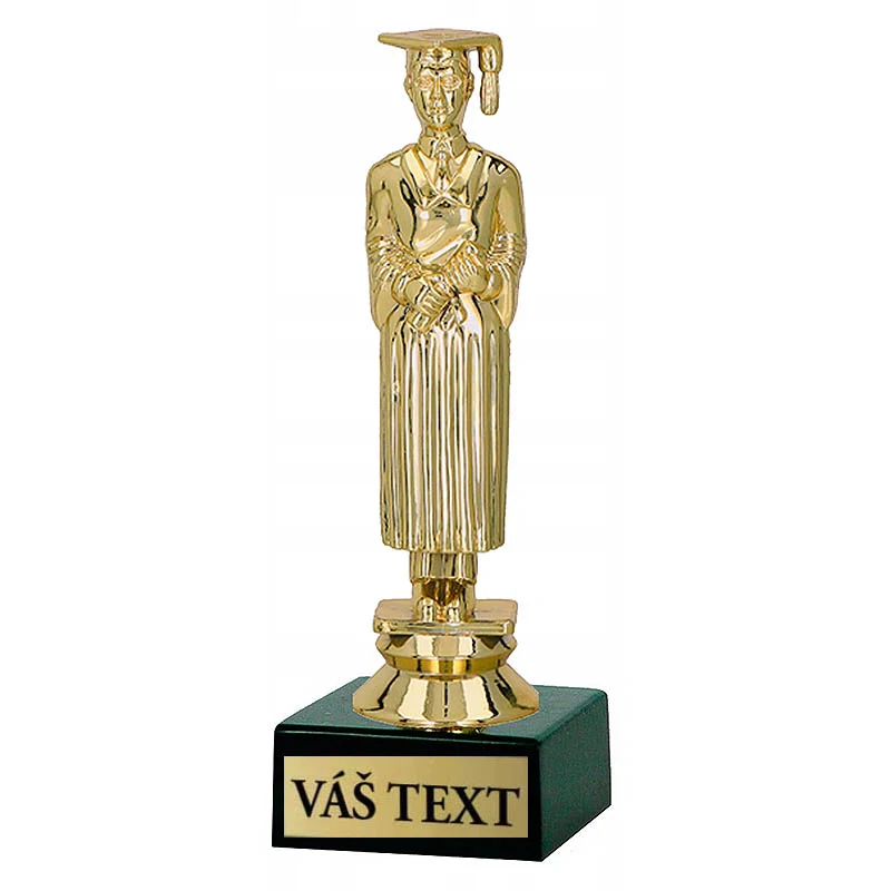 Absolvent - Soška na mramorovom podstavci - Ocenenie výnimočných ľudí: 16cm