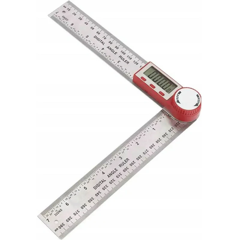 Profesionálny digitálny uhlomer s LCD displejom a blokáciou – 400 mm