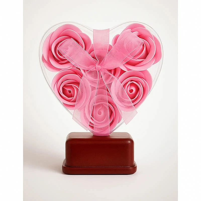 Sada 6 mydiel v tvare ruže – originálny darček plný romantiky