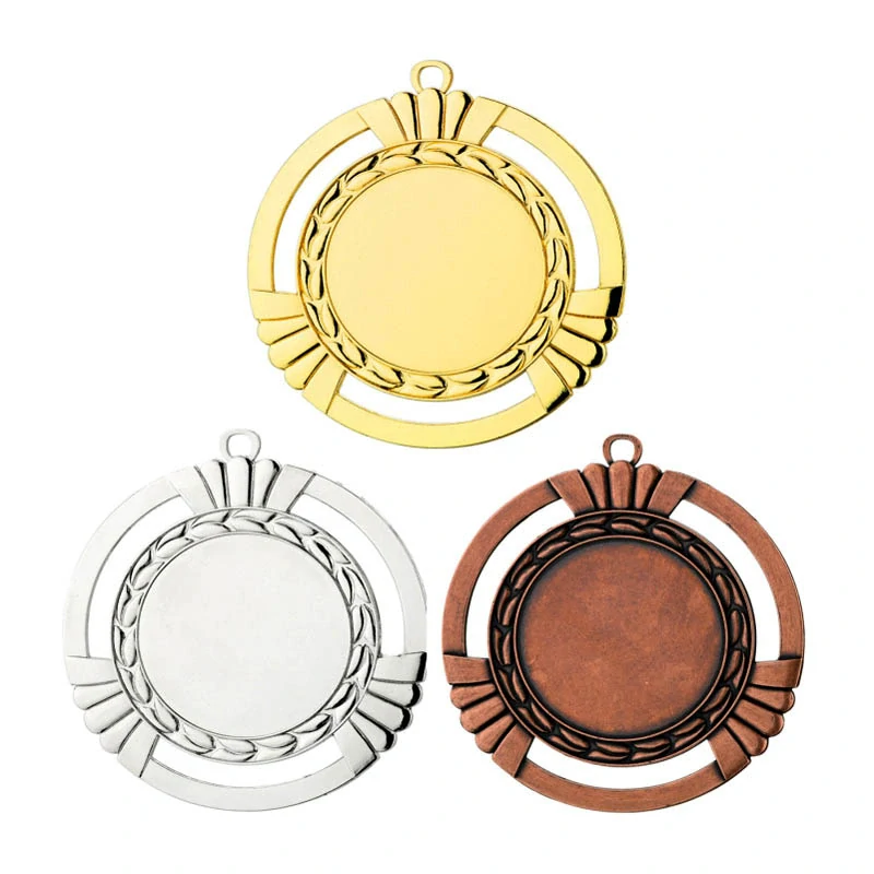 D62 - Medaila kovová zlatá - ø 90mm / emblém 50mm 