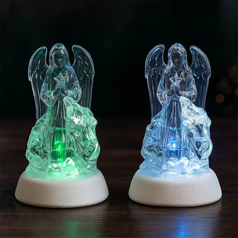 Svätá rodina LED figúrka 10×10×15 cm – meniaca farby