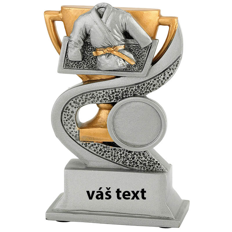 Trofej Bojové športy: Odlievaná soška - 12 cm