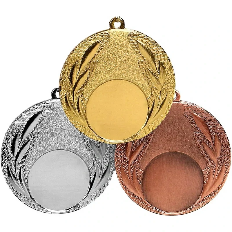 MMC14050 - Medaila kovová - ø 50mm / emblém 25mm - strieborná