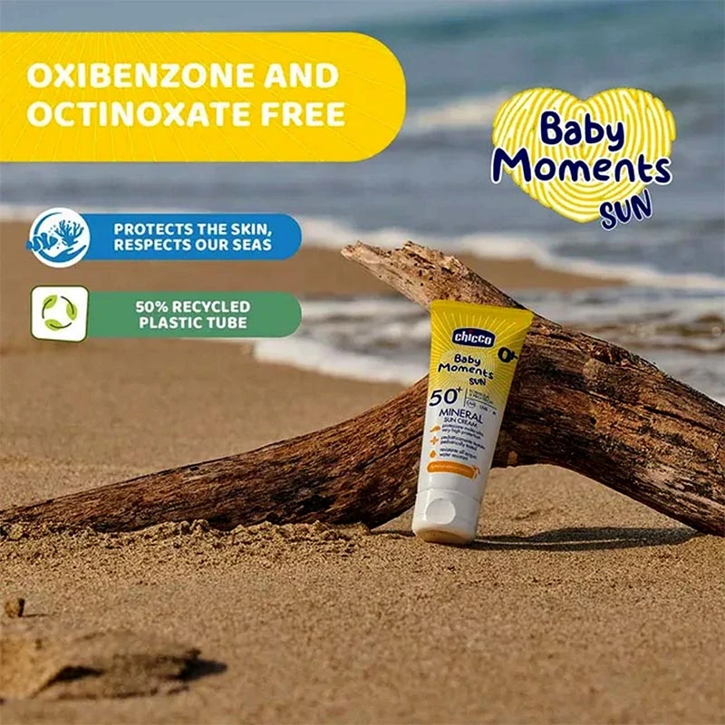 Chicco Baby Moments - Krém na opaľovanie75ml vodeodolný: SPF 50+