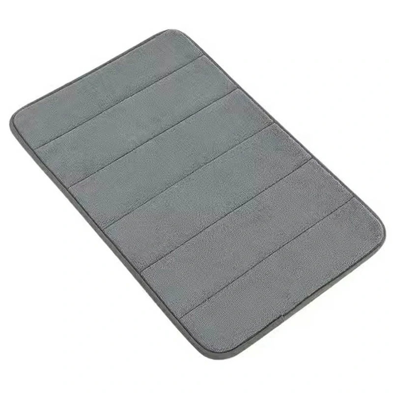 Protišmykový koberček do kúpeľne 40x60cm sivý