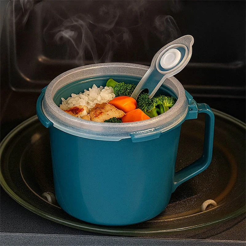 Tontarelli: Dóza na potraviny FRESH SYSTEM 0,64 l – hrnček s ventilom a uchom