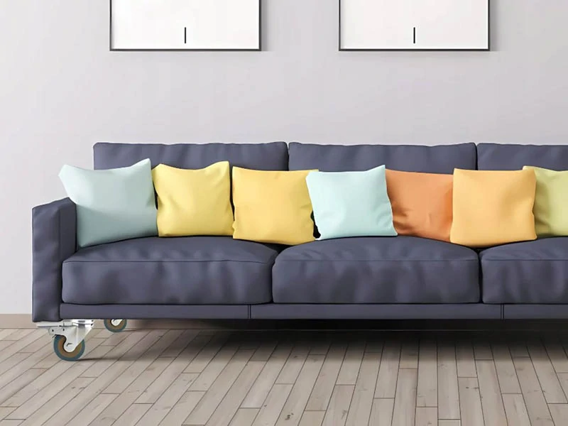 Otočné nábytkové koliesko 4" 100mm s brzdou