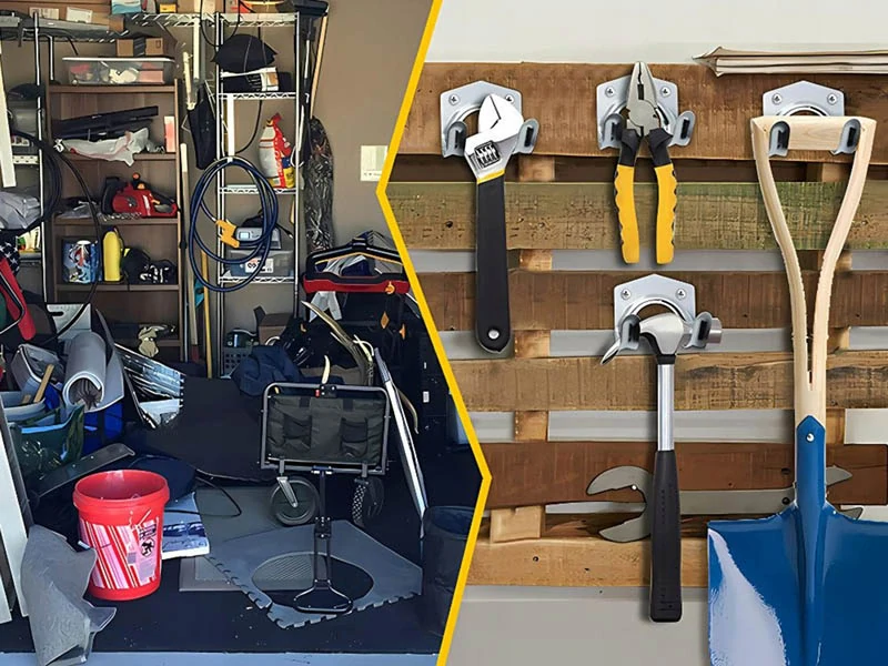 Kovové vešiaky na náradie 20ks