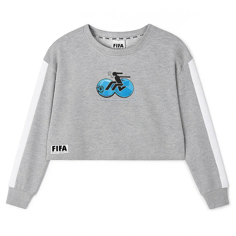 Mikina FIFA Classic China "91 Mascot – sivá: veľkosť "M"