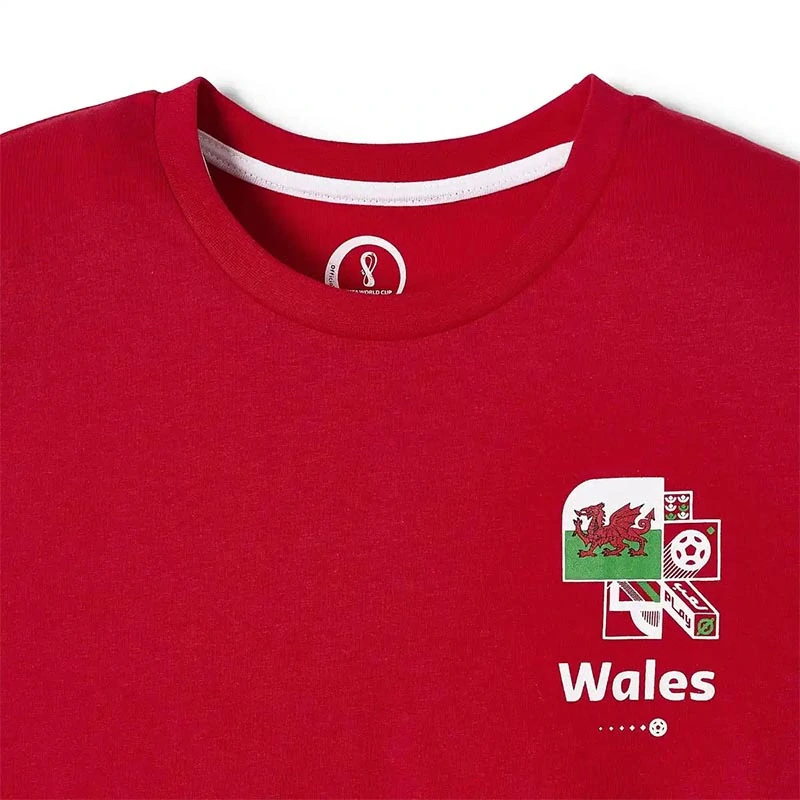 Športové tričko Wales Crew – oficiálny dizajn FIFA World Cup™: veľkosť "2XL"