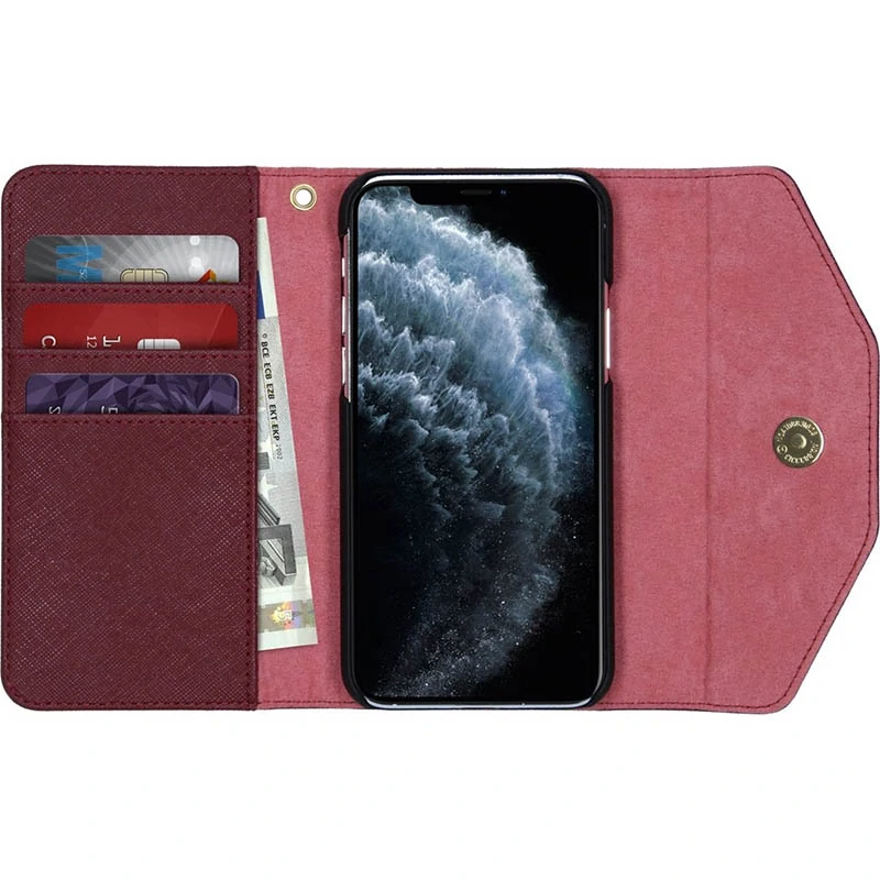 Kryt iDeal of Sweden Studio Clutch pre iPhone 11 Pro XS/X – vínovo hnedý 