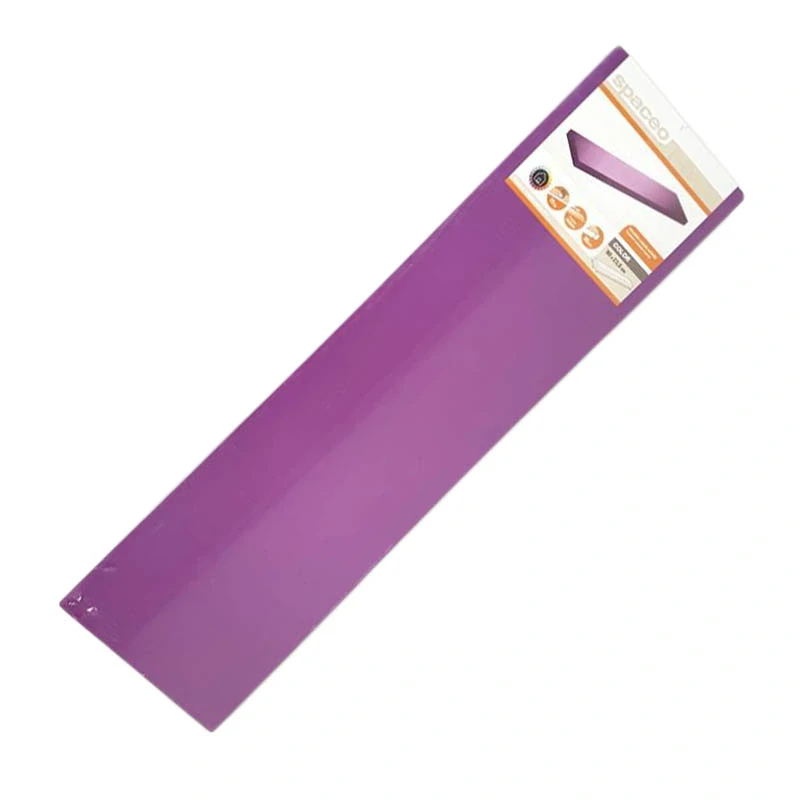 Spaceo Polica nástenná 90x23,5x3,8cm XL4 Violet Tulipe