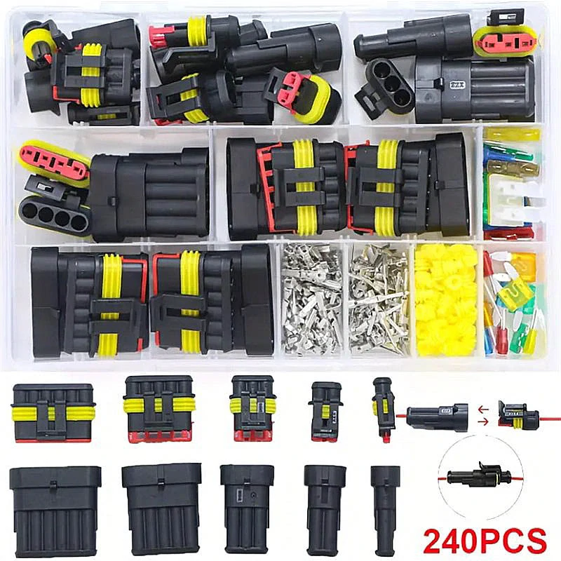 Sada elektrických konektorov 240ks