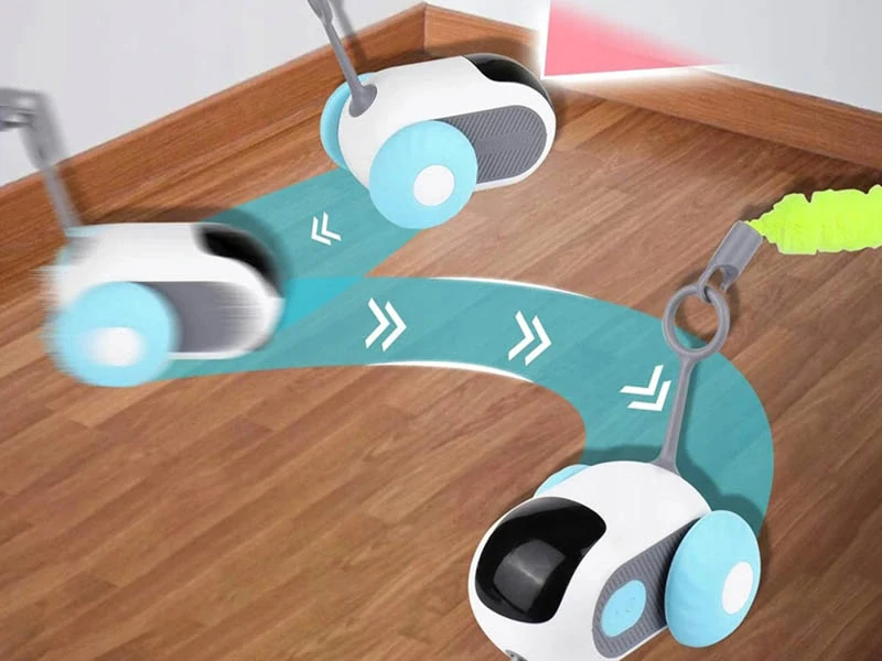 Interaktívna hračka pre mačku na diaľkové ovládanie