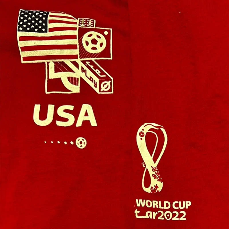 Červené tričko USA CREW – oficiálny dizajn FIFA World Cup™: veľkosť "XL"