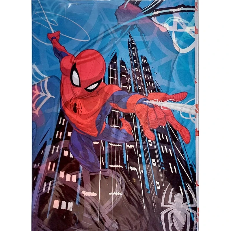 Pohľadnica gratulačná s obálkou A4 SpiderMan: Holografická