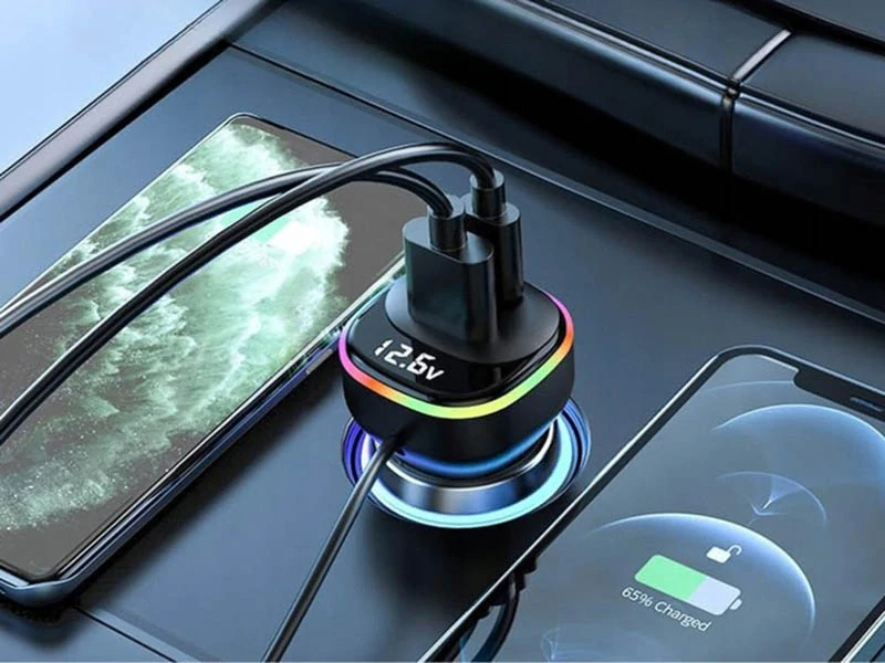 Transmitter s 3x USB-C nabíjačkou