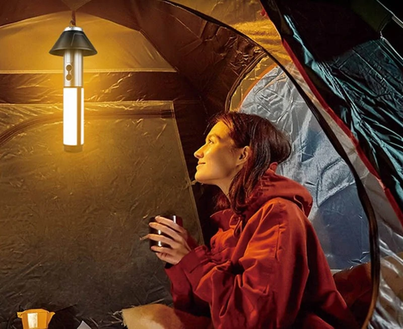 Lampa turistická LED teleskopická s funkciou baterky