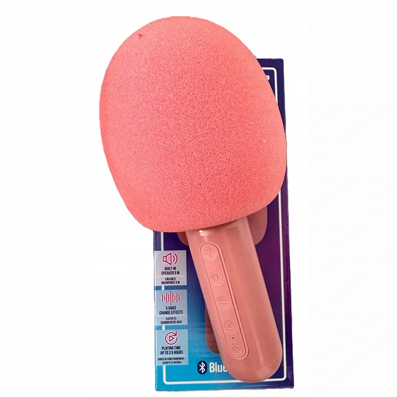 KARAOKE Mikrofón ružový