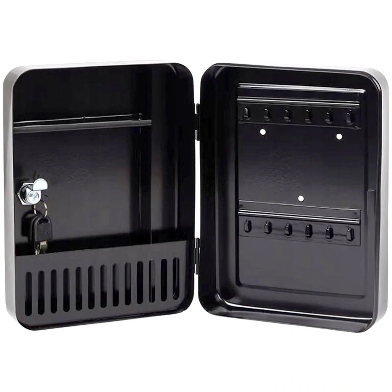 Bezpečnostná skrinka na kľúče sivá