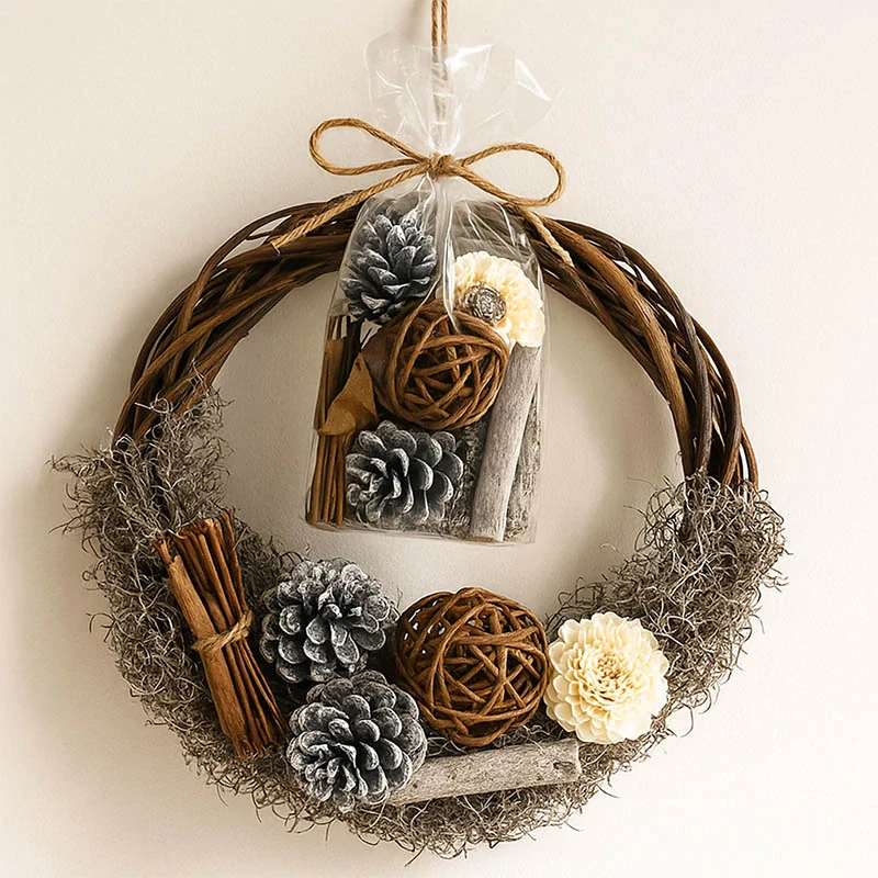 Sušené dekorácie v darčekovom balení