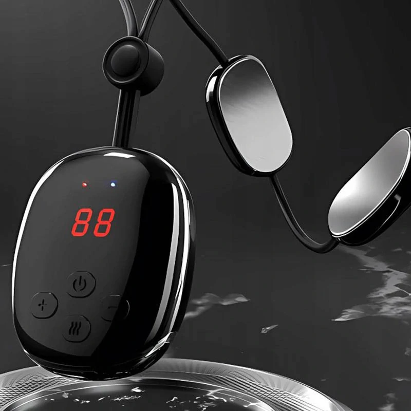 Elektrický masážny prístroj na krk a šiju s EMS a funkciou ohrevu