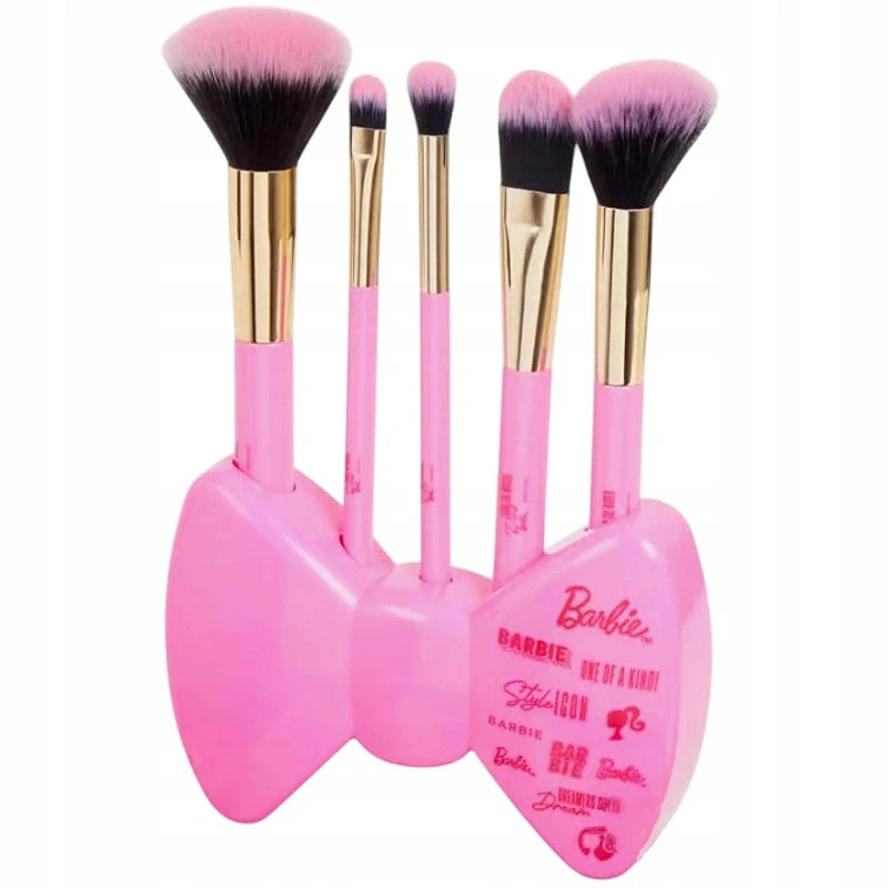 BARBIE - Sada 5 štetcov na make-up v krabičke