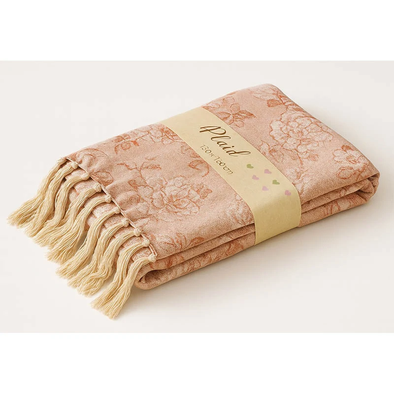 Štýlová prikrývka 130 × 160 cm – odtiene ružovej