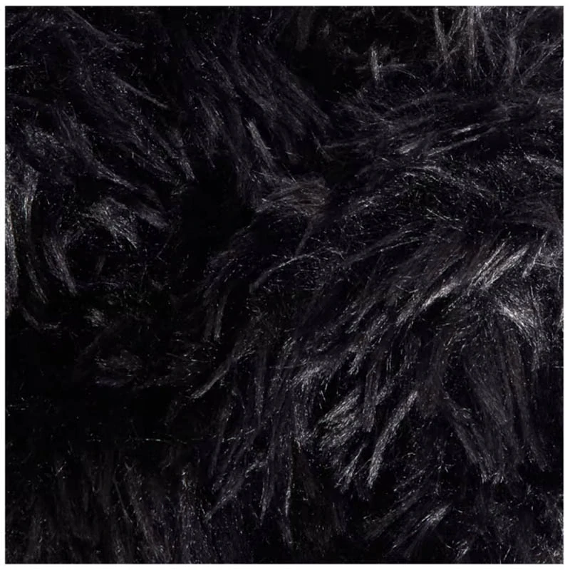 Plyšový poťah na autosedačku C&C čierny