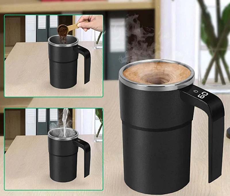 Automatický hrnček s magnetickým miešaním