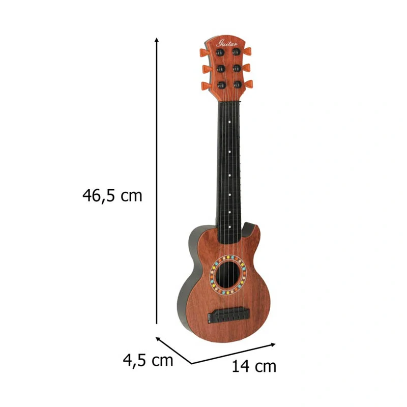 Detská drevená klasická gitara 6 strún 18"
