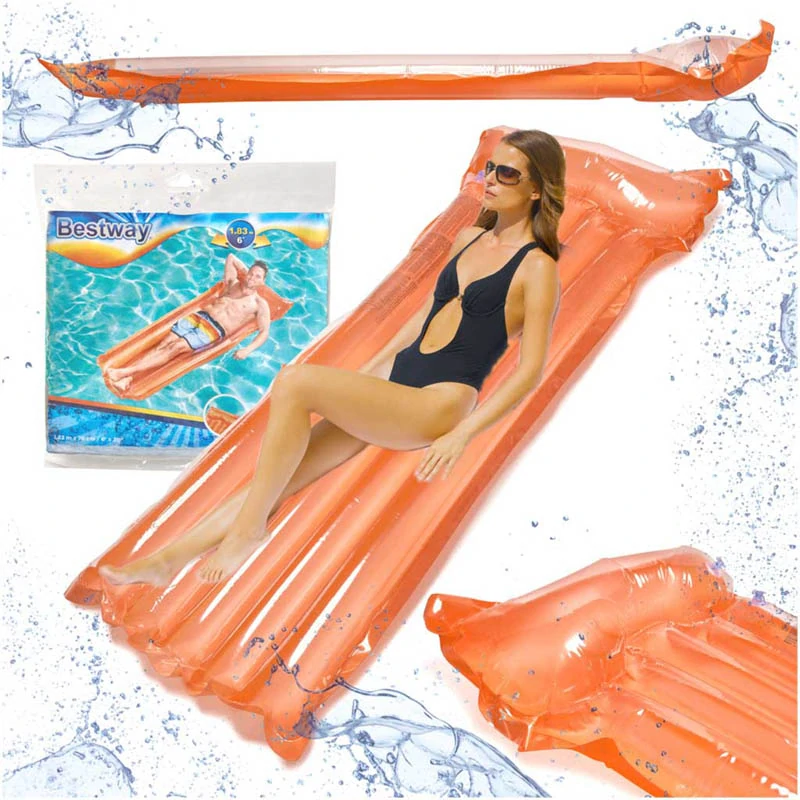 Nafukovací plážový matrac Bestway oranžový 183 cm