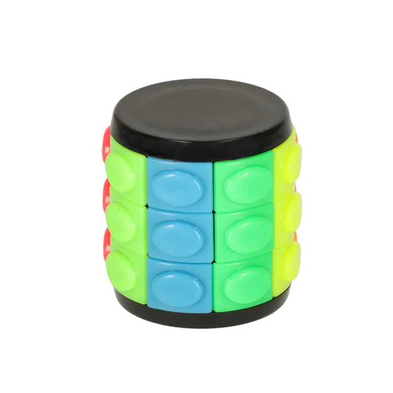 Hlavolam otočný logický valec 3-radový