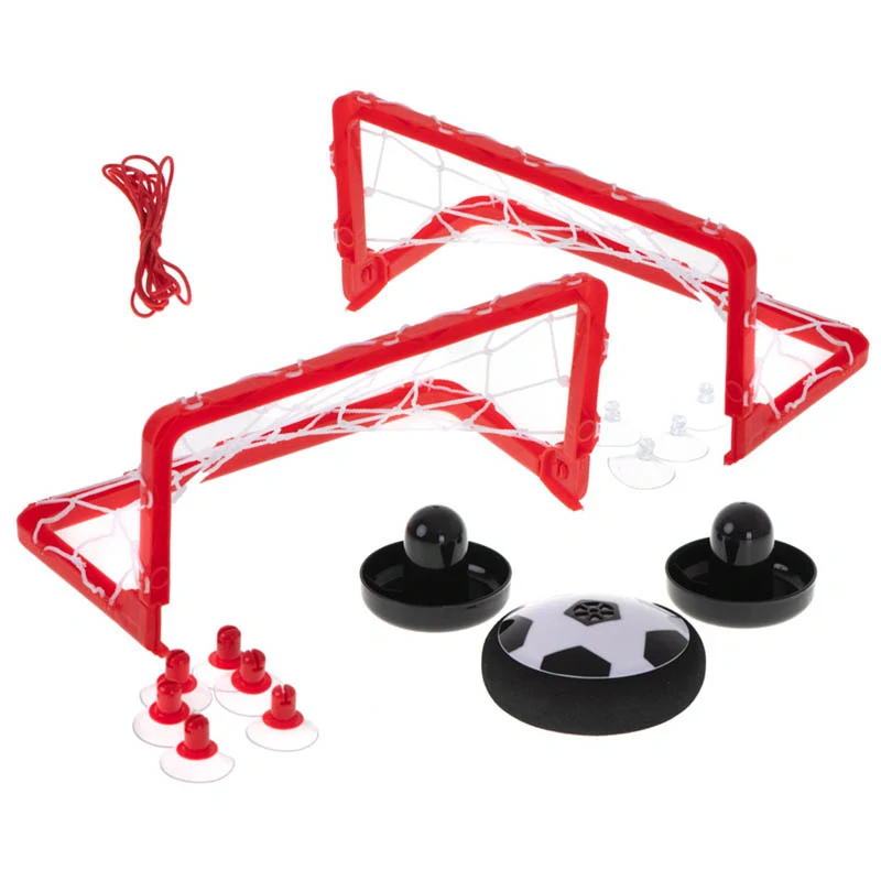 Lietajúca svietiaca lopta Hoverball s bránkami 11 cm