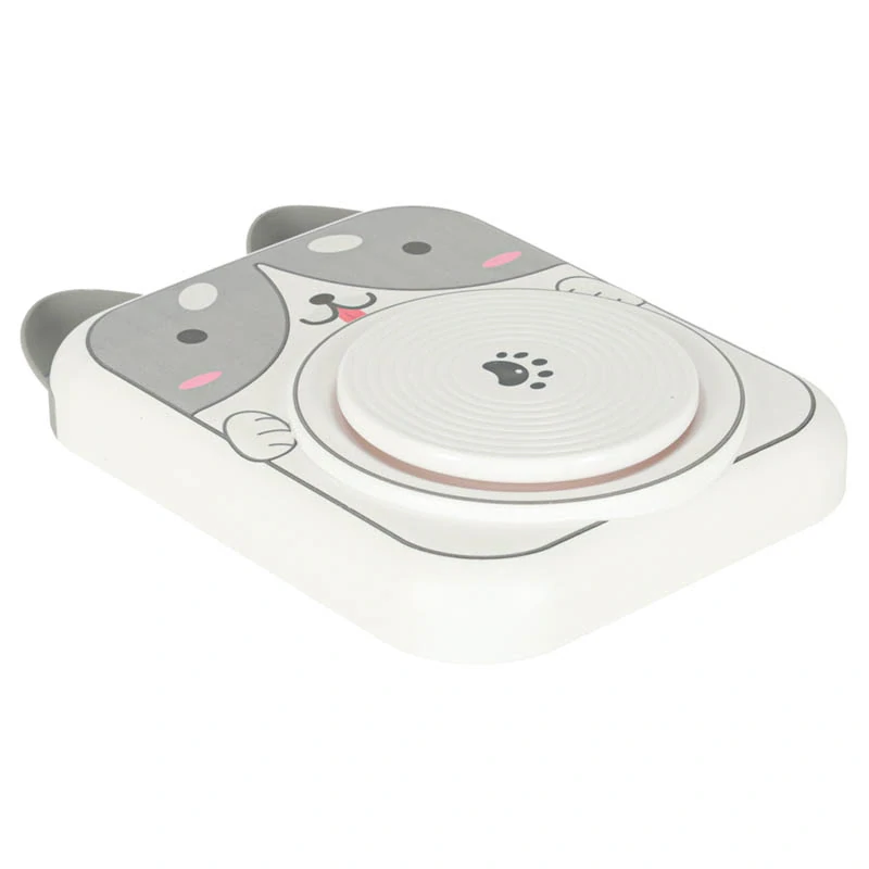 Hrnčiarsky kruh kreatívny set pre deti s hlinou a farbami – motív psíka, sivý