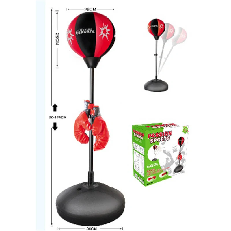 Boxovací set pre deti – hruška na stojane s rukavicami 90–124 cm