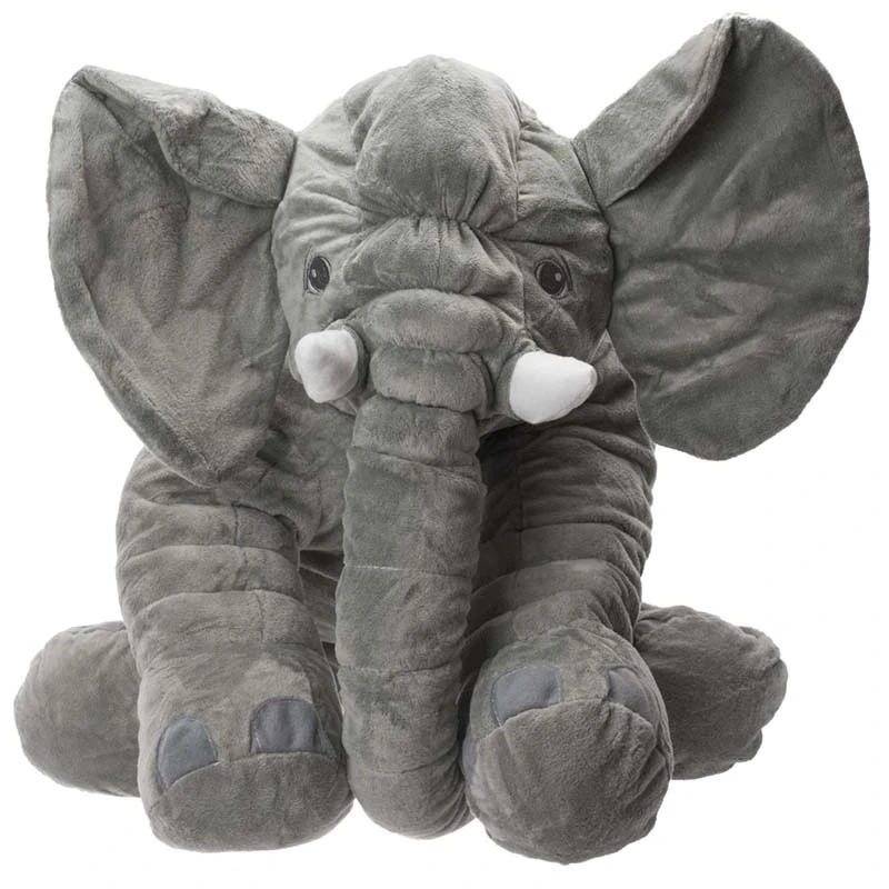 Plyšová hračka – slon sivý 60 cm