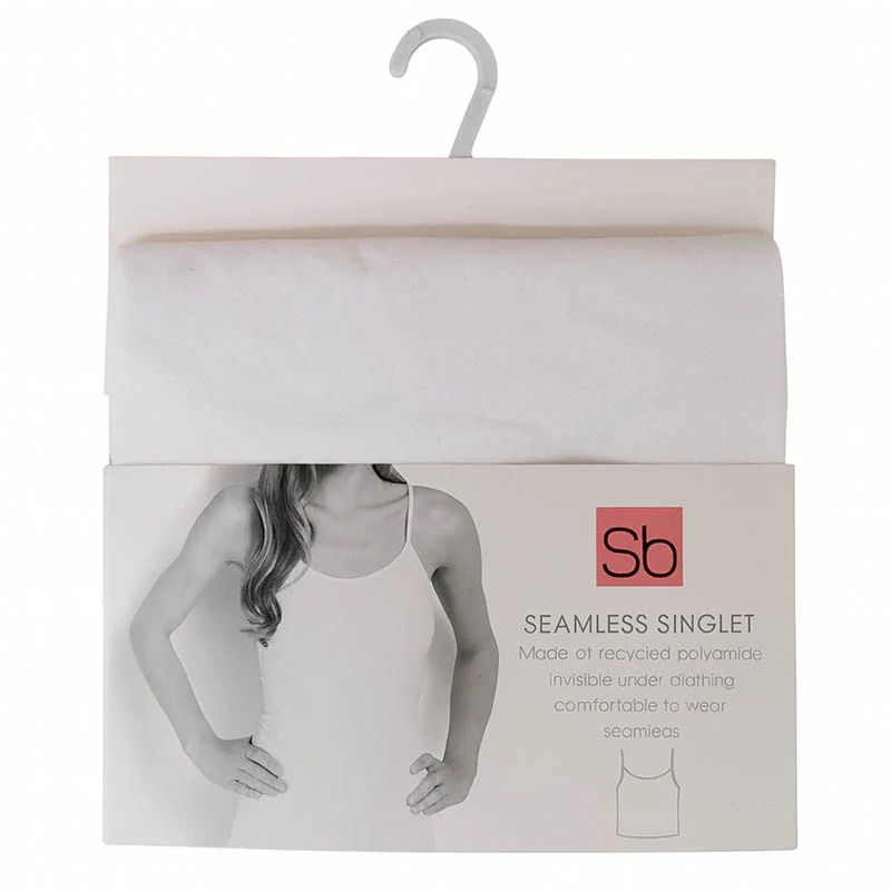 Dámske tielko Sb Sensabelle Seamless Singlet S/M – čierne a biele